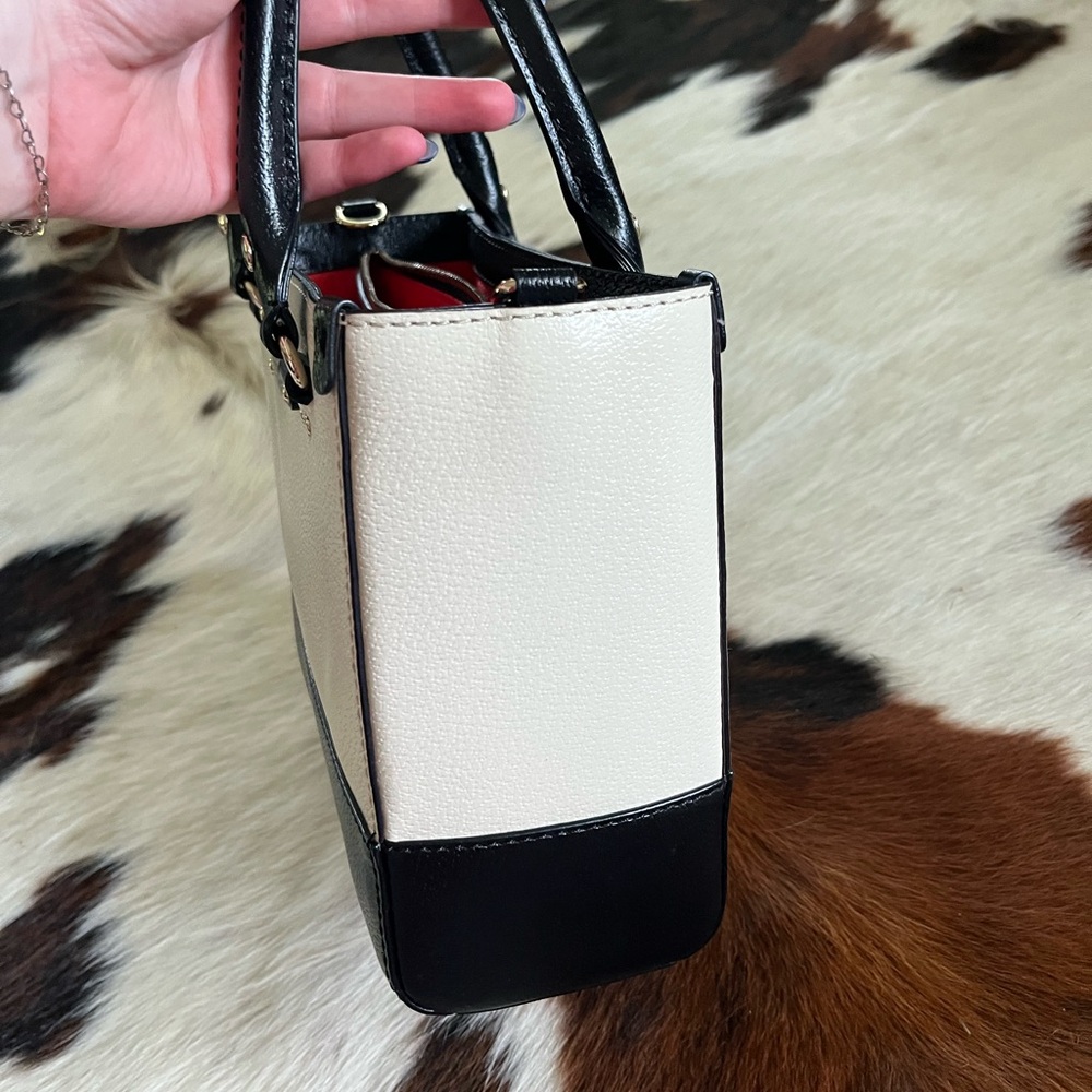 Kate Spade Black and White Satchel - Picture 2 of 6